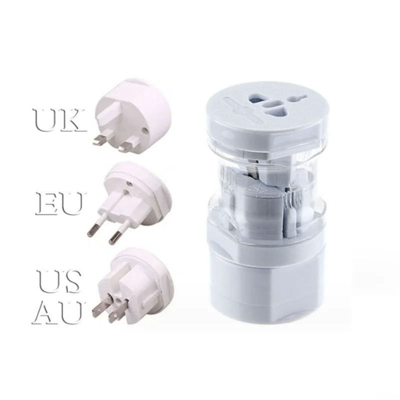 All in One Universal International Plug Adapter 4 USB Port World Travel AC Power Charger Adaptor with AU US UK EU Plug