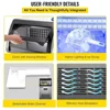 Commercial Ice Maker Machine, 119 LBS/24H Stainless Steel Under Counter Ice Machine with 24 LBS Storage 5
