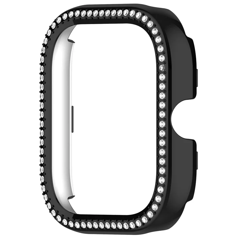Diamond Silicone PC Case with Hollow Soft TPU Screen Protector Bumper - Stylish Protective Cover Shell