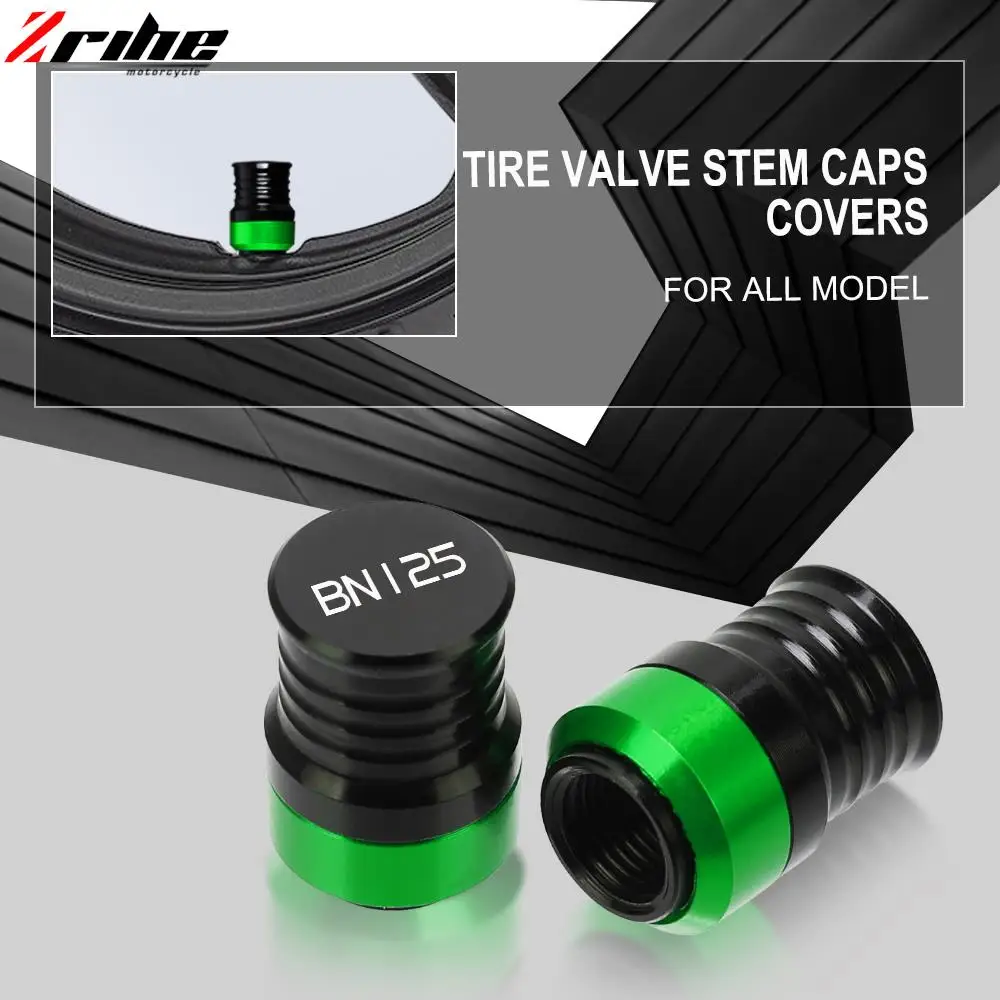 

Motorcycle Wheel Tire Valve Stem Airtight Covers Caps Plugs For KAWASAKI BN125 BN 125 ELIMINATOR 2003-2008 2004 2005 2006 2007