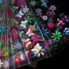 24Pcs Cute Colorful Flower Nail Stickers Summer Kawaii Butterfly Petal Nail Art Decals DIY Manicure 3D Self-adhesive Sliders&7^E 3