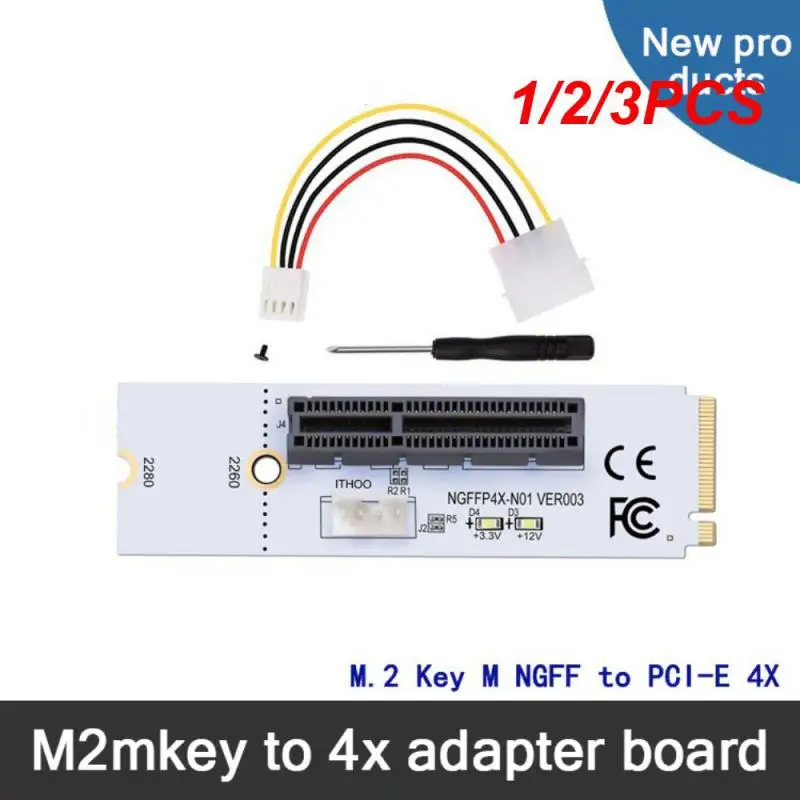 

1/2/3 шт., переходная карта NGFF M.2-PCI-E 4X