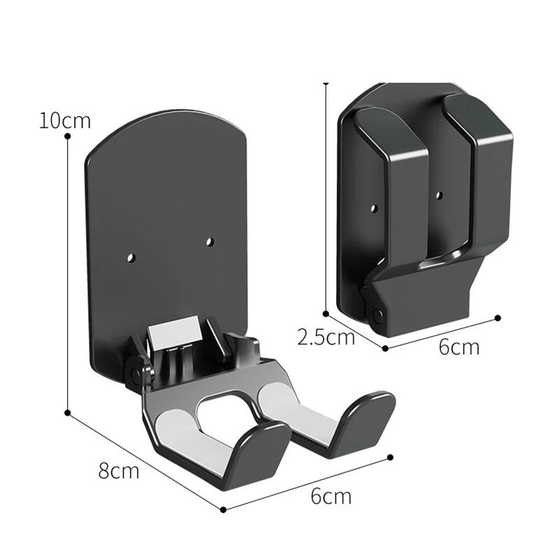 Foldable Gaming Headphone Stand with Adhesive Wall Mount Bracket