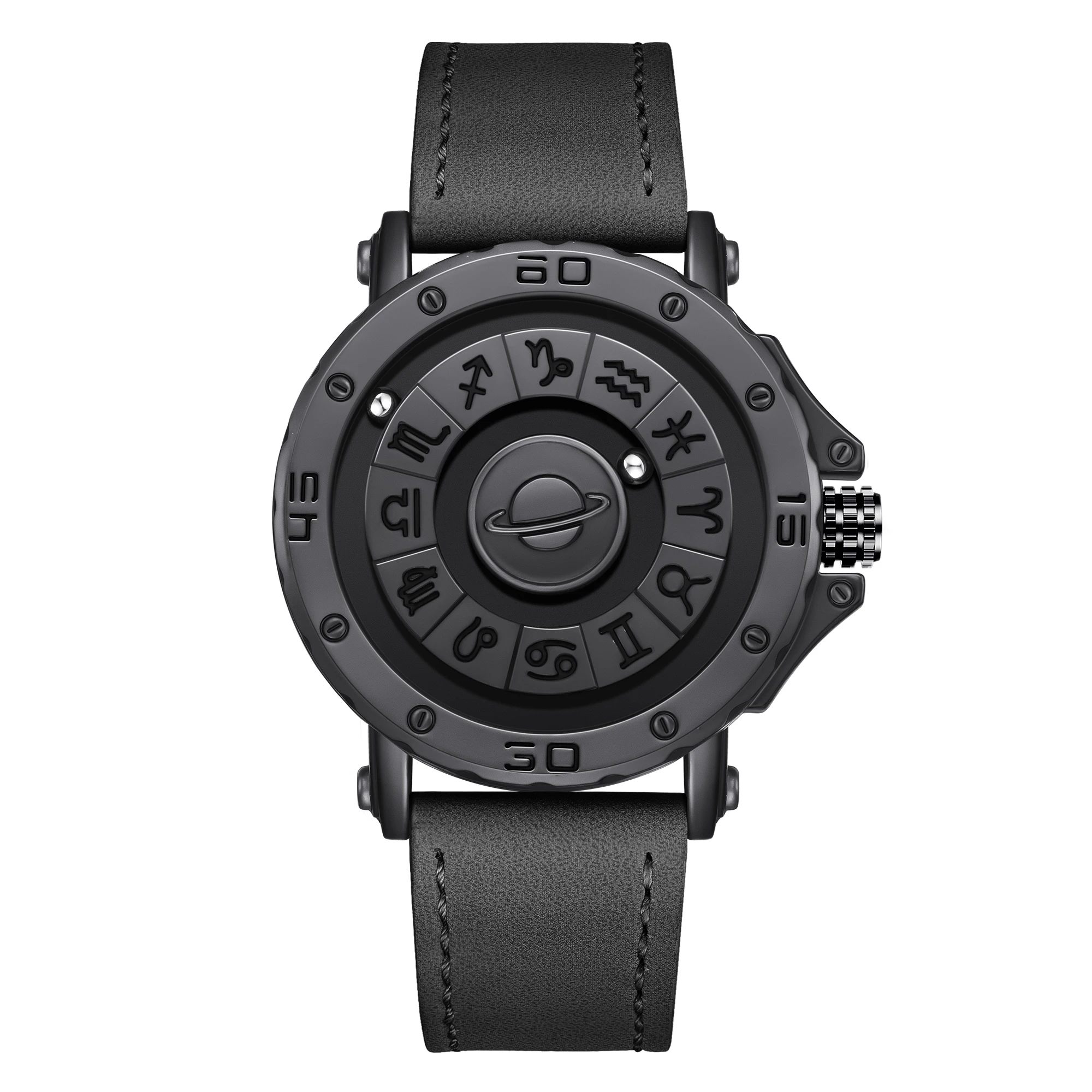 

Мужские часы DOM креативные вращающиеся магнитные часы с циферблатом созвездий-1733