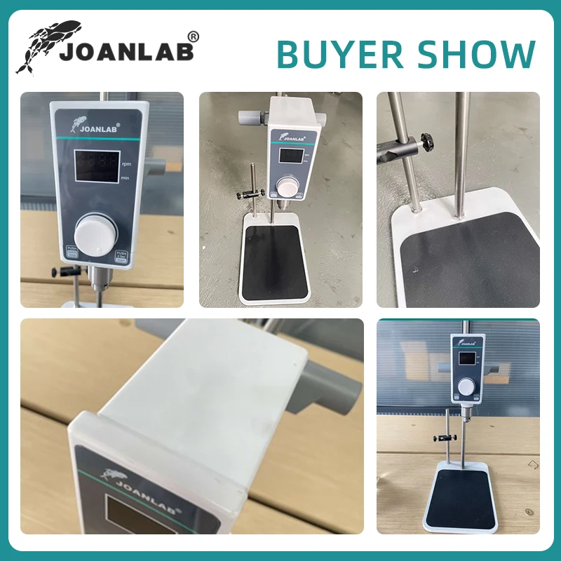 Liquid Mixer Lab Electric Stirrer Digital Display Overhead Stirrer Adjustable Height 20L 1500rpm 110V 220V electric stirrer