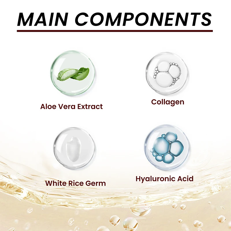 White Rice Whitening Cream Opstrammende Anti-Rynke Blur Fin Line Fjernelse Rynker Forstærk kedelig fugtgivende ansigtspleje splinterny_voghion.com
