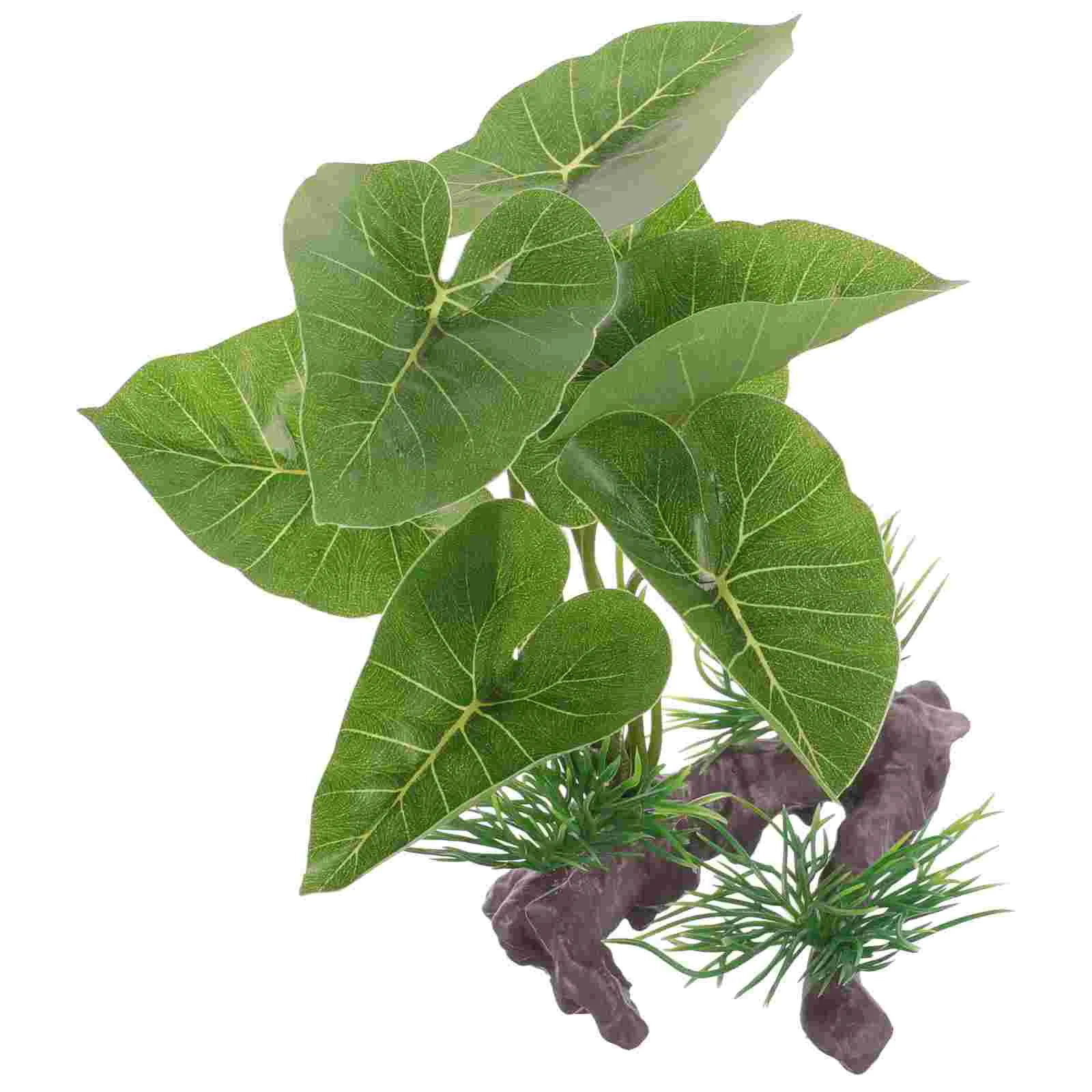 Fish Tank Artificial Water Plants Terrarium Aquarium Pots Decorations Plastic Live Small