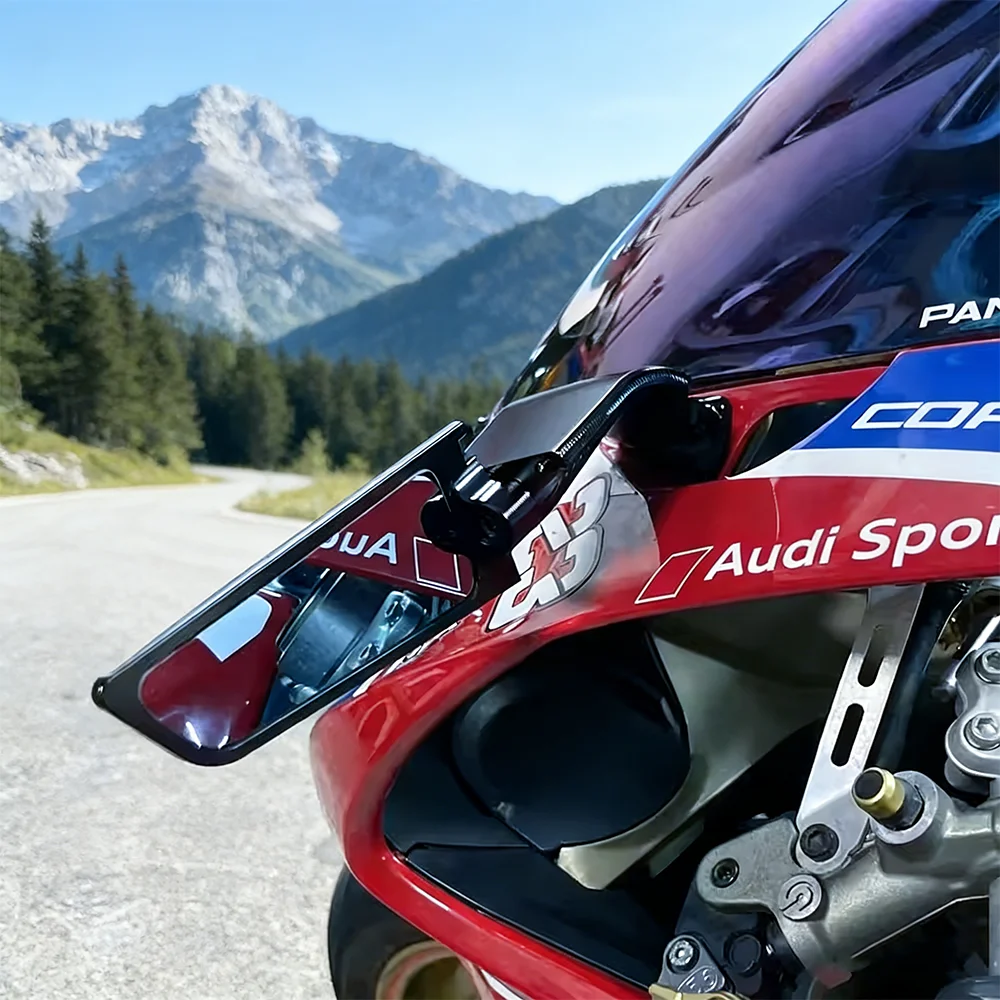 Panigale 899 ABS 조정 가능한 회전식 미러 키트 Ducati PANIGALE 1199 S Tricolore 오토바이 액세서리 백미러