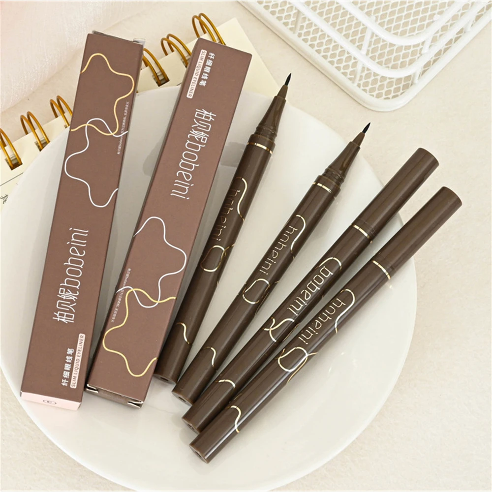 Black Eyeliner Precise Drawing Long-lasting Eyeliner Pen Eye Makeup Slim Smooth And Durable 0.05mm Brown Pen liquid eyeliner eyeliner pencil makeup pen eyeshadow eyeliner eyeliner paste