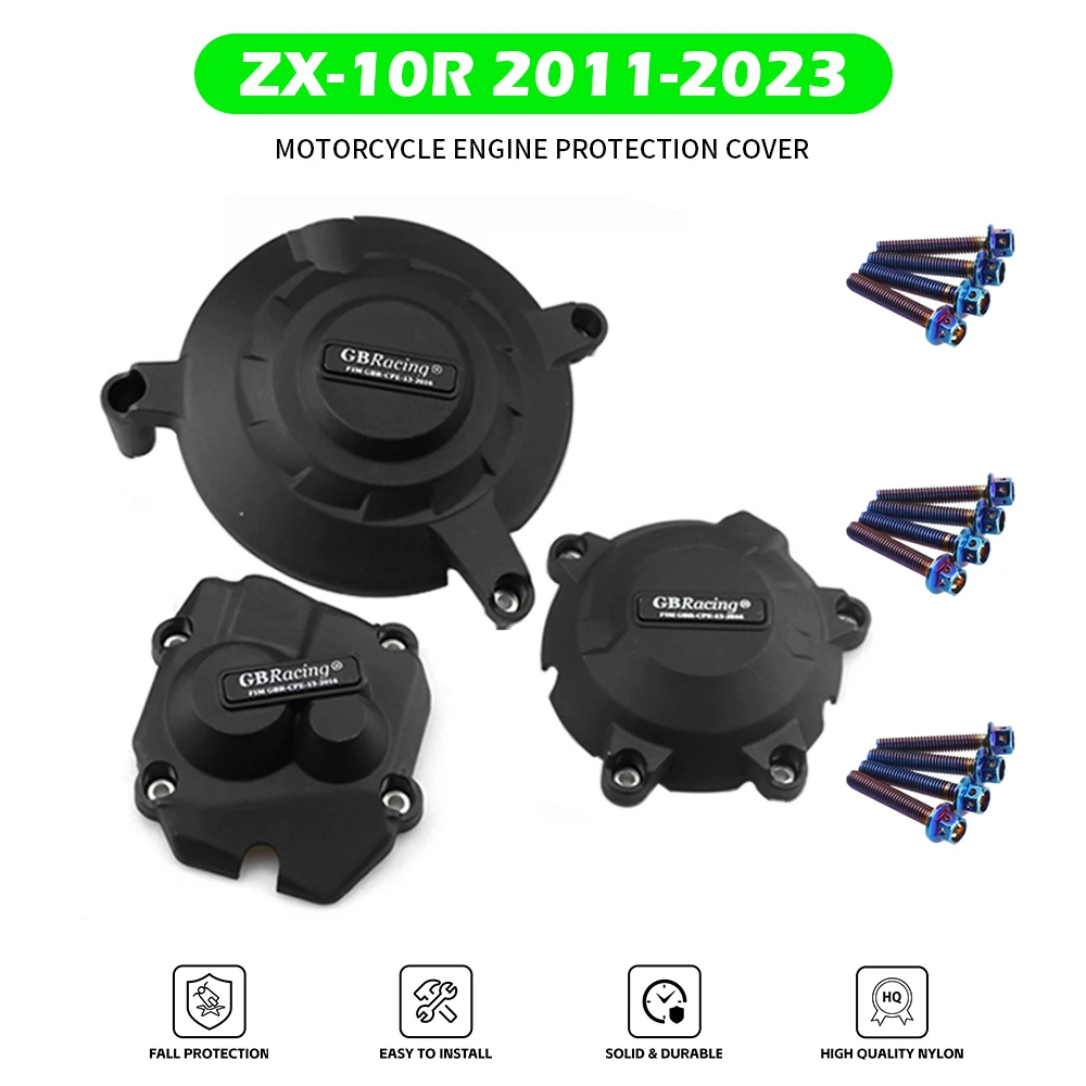 Motorcycle Engine Cover Protection Case GB Racing For KAWASAKI ZX10R 11 2012 2013 2014 2015 2016 2017 2018