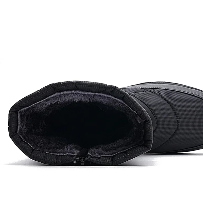 Men's Waterproof Mid-calf Warm Plush Boots 3