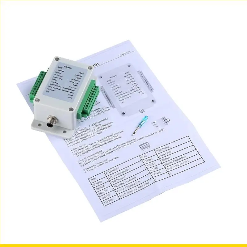 SZCH Advanced NMEA 2000 Converter Enables Seamless Connection of Up to 18 Marine Sensors for Comprehensive Sensor Monitoring