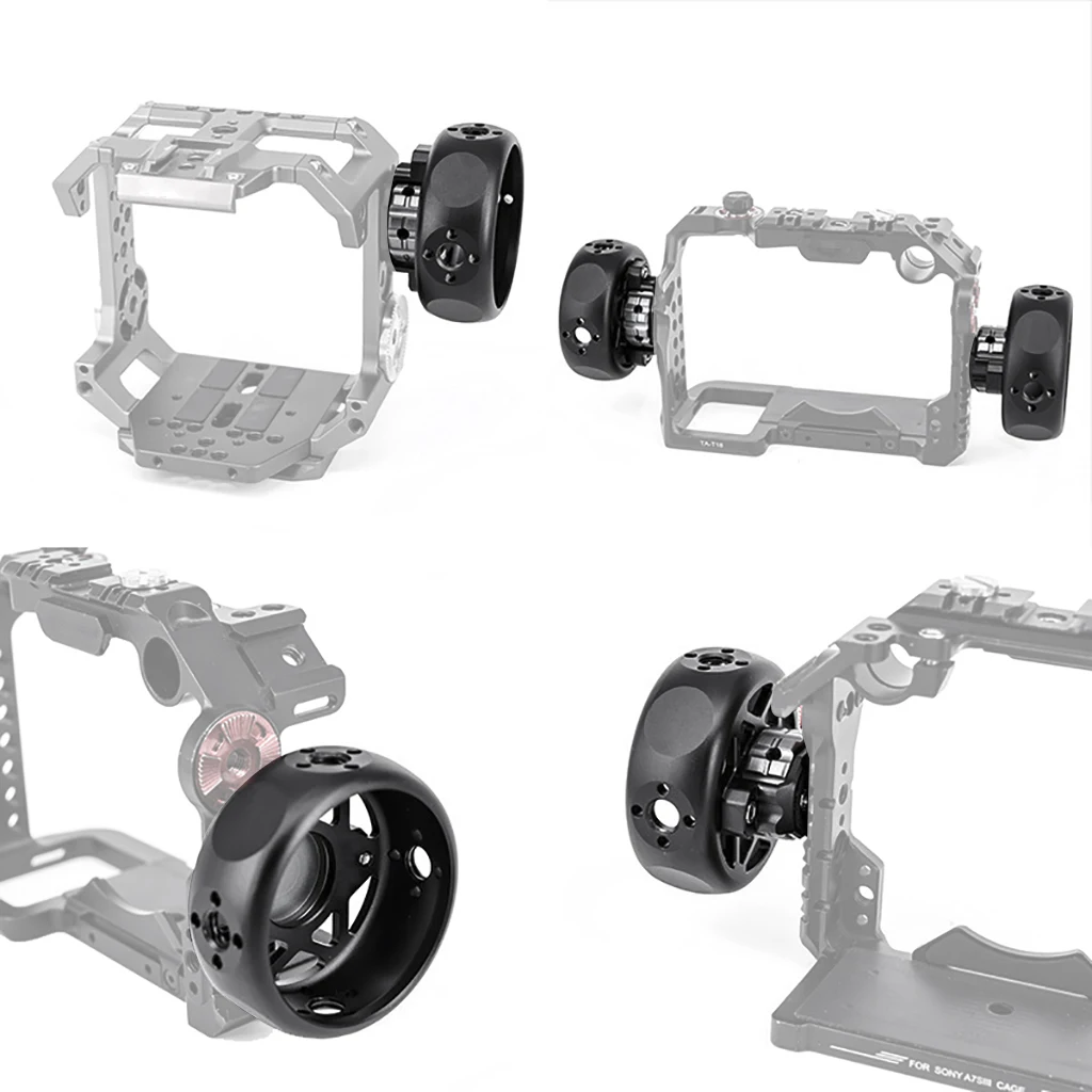 1/4 M6 Screw ARRI Mount Holder Circular Ball Handle Extension Handgrip Adapter f