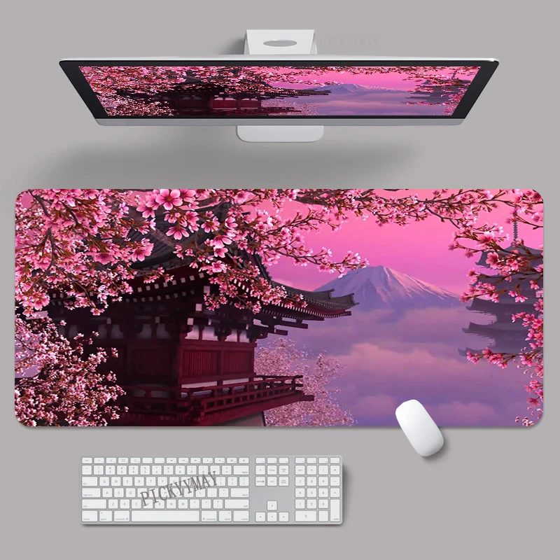 Tapete do Rato do Estilo Chinês Grande Gamer Mousepad Tapete de Teclado Xxxl Tapetes de Rato 90x40cm de Borracha - Imagem 4