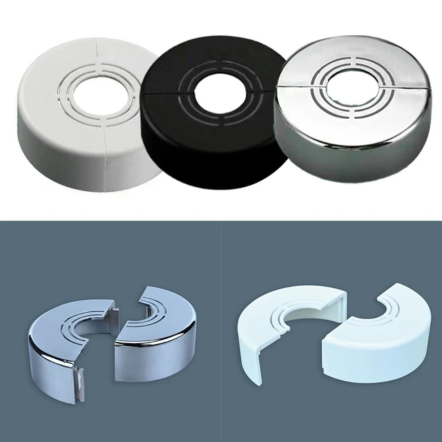 2 Embellecedores De Tubo COYUN De 22 Mm De Diámetro Interior – Tapas Autoadhesivas De Plástico ABS Para Grifos Y Radiadores