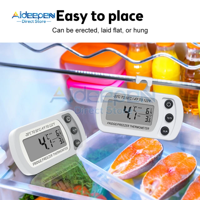 Nouveau thermomètre domestique numérique multi-usages chambre sous-sol stockage au froid réfrigérateur thermomètre-50 ℃ ～+70 ℃ 1