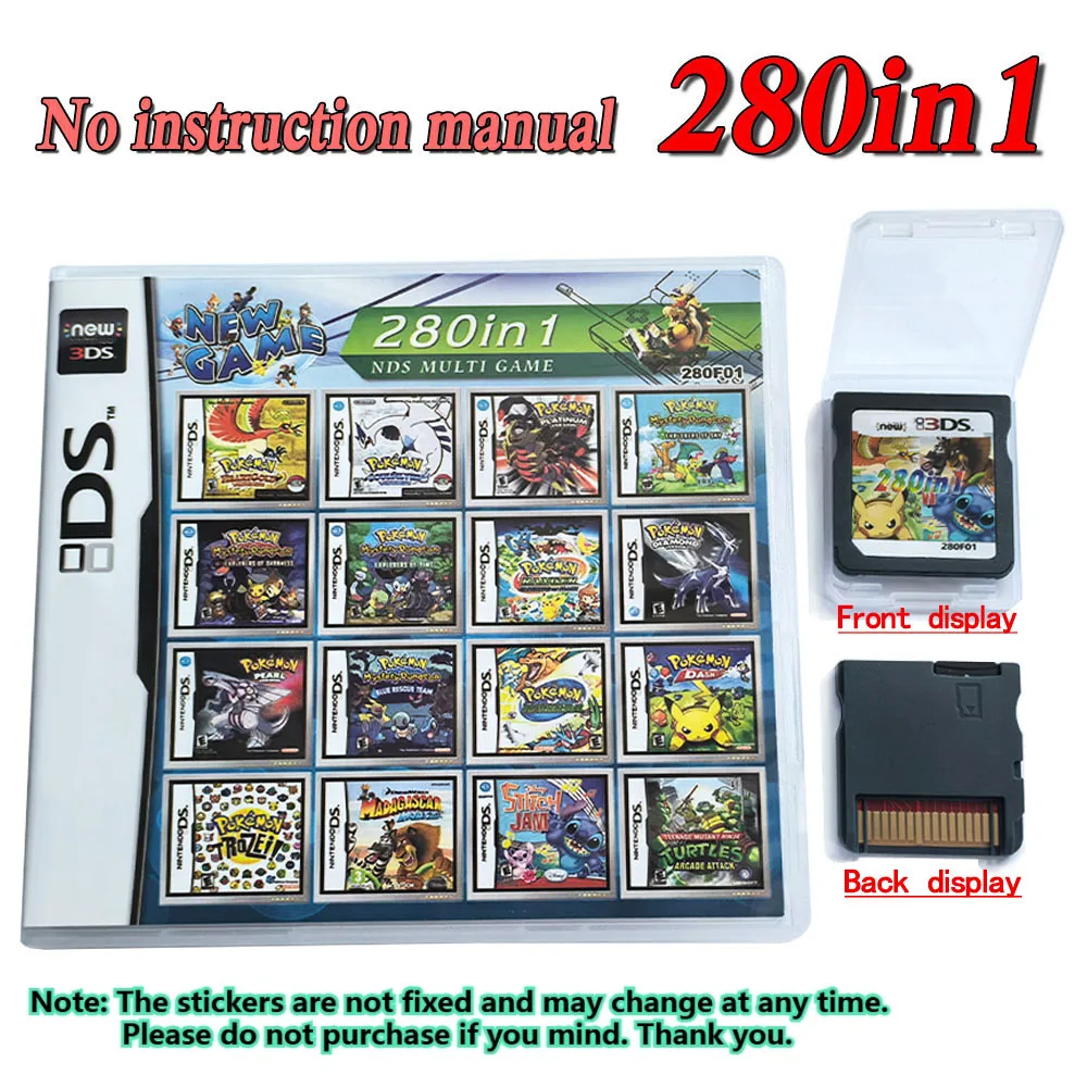 208 4300 in 1 MULTI CART Super Combo Video Games Cartridge Card