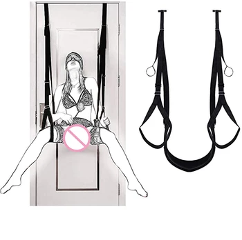 Adult Games Erotic Sex Toys For Couples Gay Sex Swing Soft Sex Tool Furniture Fetish Bdsm Bandage Love Chairs Hanging Door Swing 2