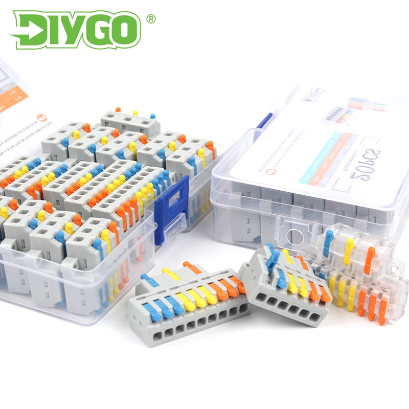 DIY GO Boxed Quick Wire Connector Universal Cable Connectors Push in