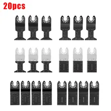 

20Pcs Oscillating Saw Baldes Multitool Quick Release HCS For Cutting Wood Metal Plastic Power Tool Accessories Angle Grinder