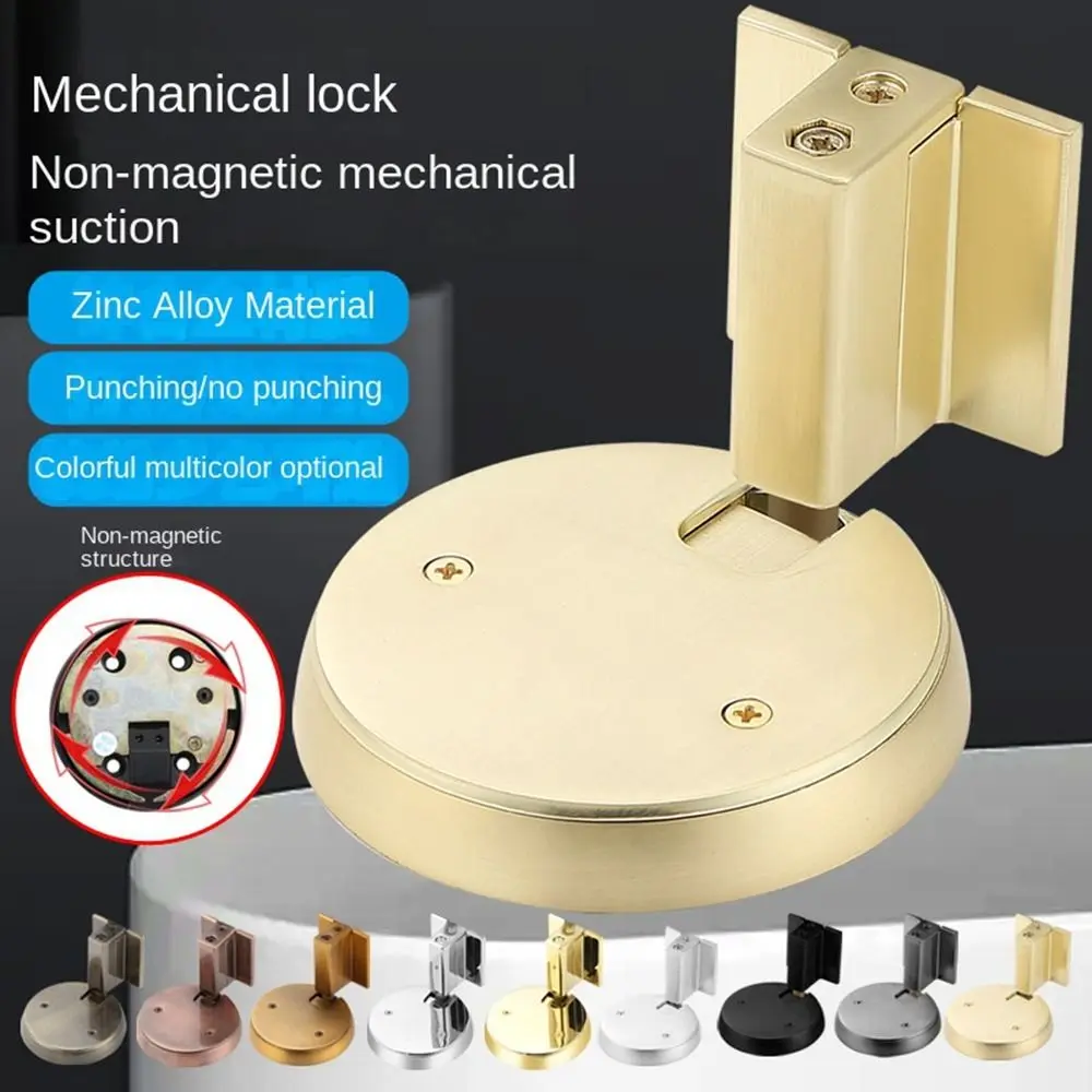 

Anti Collision Door Stopper New Wall Protectors Self Adhesive Floor Holder Adjustable Invisible Doorstop Home Hardware