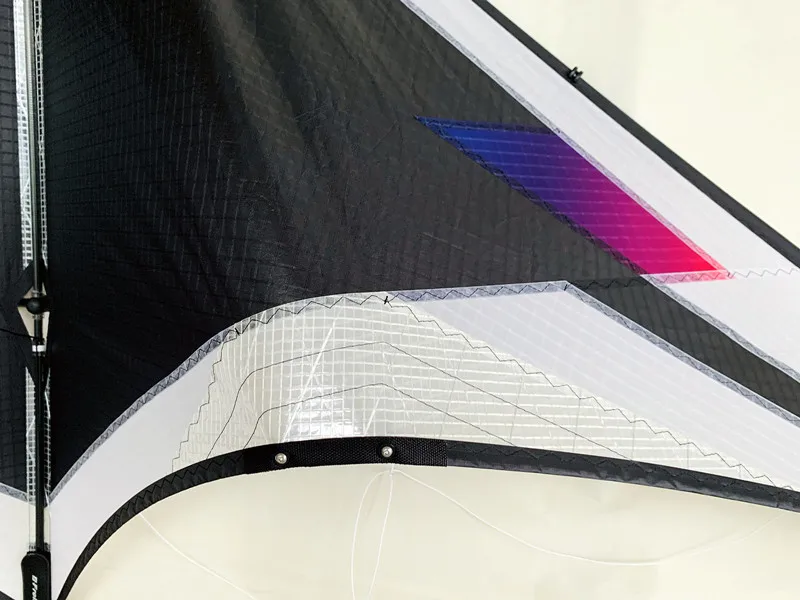 240 cm Black Feather Dual Line Lenkdrachen Freilein Drachenfabrik Outdoor Koi Gleitschirm professionelle Winddrachen Bohrer Wickler Spaß – Detail 21