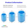 Portable Pet Paw Cleaner Soft Silicone Brush Dog Cat Foot Washer Cleaning Cup Easy to Use Durable Lightweight and Waterproof 4