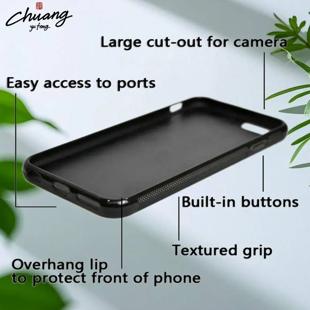 Premium Glass Texture Phone Case Featuring Rapper R-Rod Wave Design