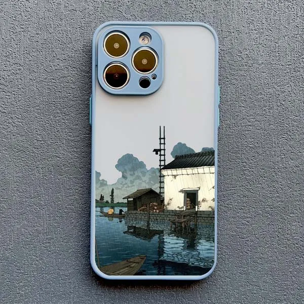Japanese Aesthetic Landscape Phone Case - Artistic Scenery Back Cover