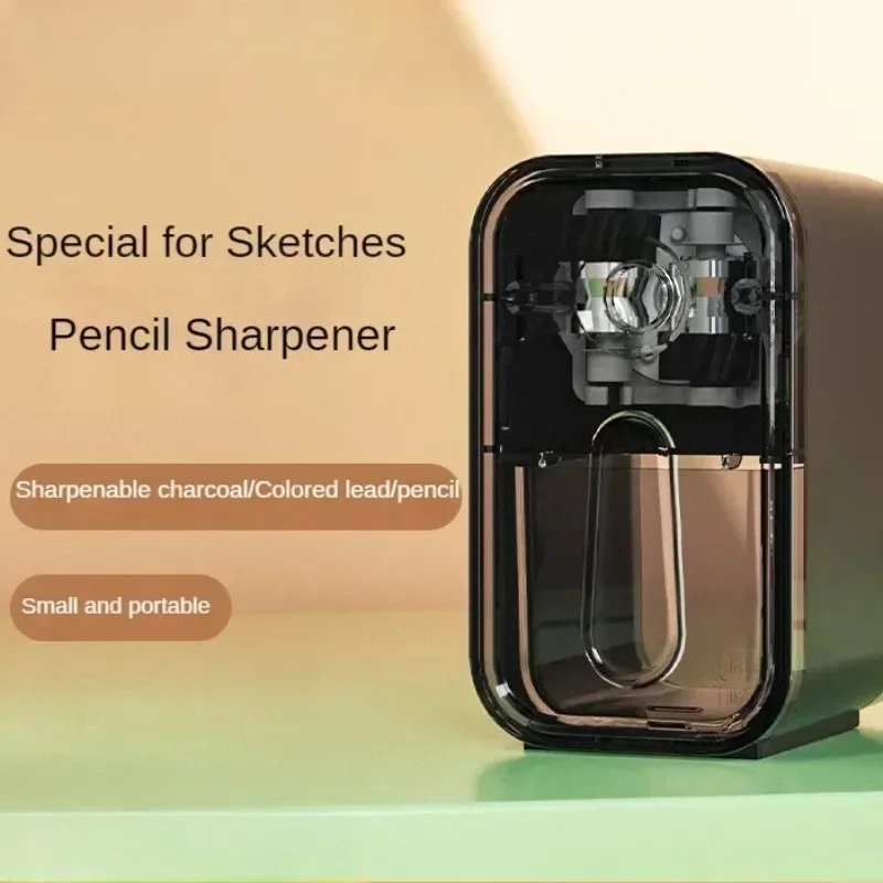 Automatically Enters Lead Pencil Sharpener Desktop Rotary Anti Sticking Lead Hand-cranked Mechanical Tool