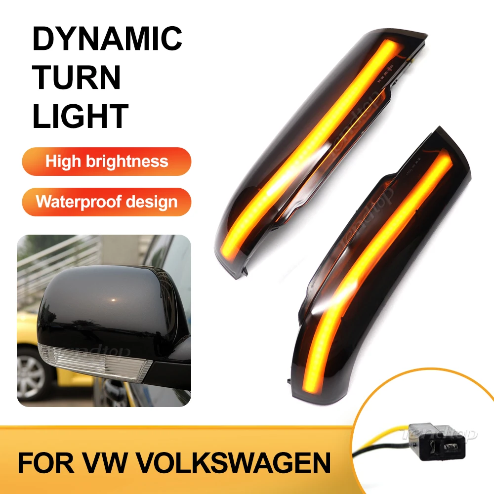 Dynamic Turn Signal Light LED Side Wing Rearview Mirror Indicator