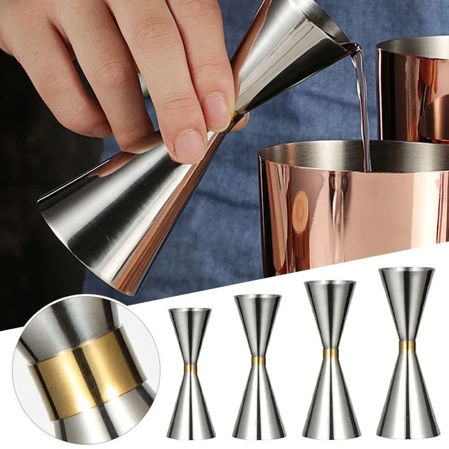 Cocktail Jigger Bar Jigger Measuring Inside Double Measurements Bar Jigger  OZ/ML - AliExpress