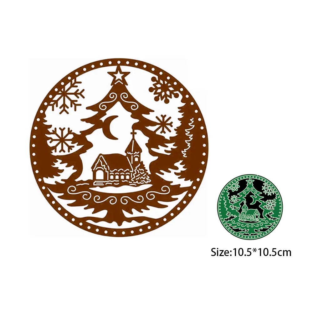

Christmas Metal Cutting Dies Scrapbook Die Cut Punching Knife Templates Stencil Paper Crafts Mold for Card Making