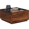 Coffee Table, L: 31.02" x W: 30.95" x H: 16.06", Blaze Acacia Finish 6