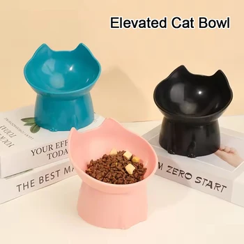 Tilted Pet Feeding Bowl 1