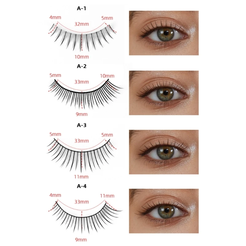 

10 Pairs Elegant and False Eyelashes Natural Lash Your Confidence Drop Shipping