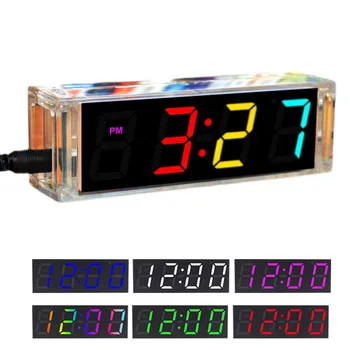 Colorful DIY Digital Clock Kit 1