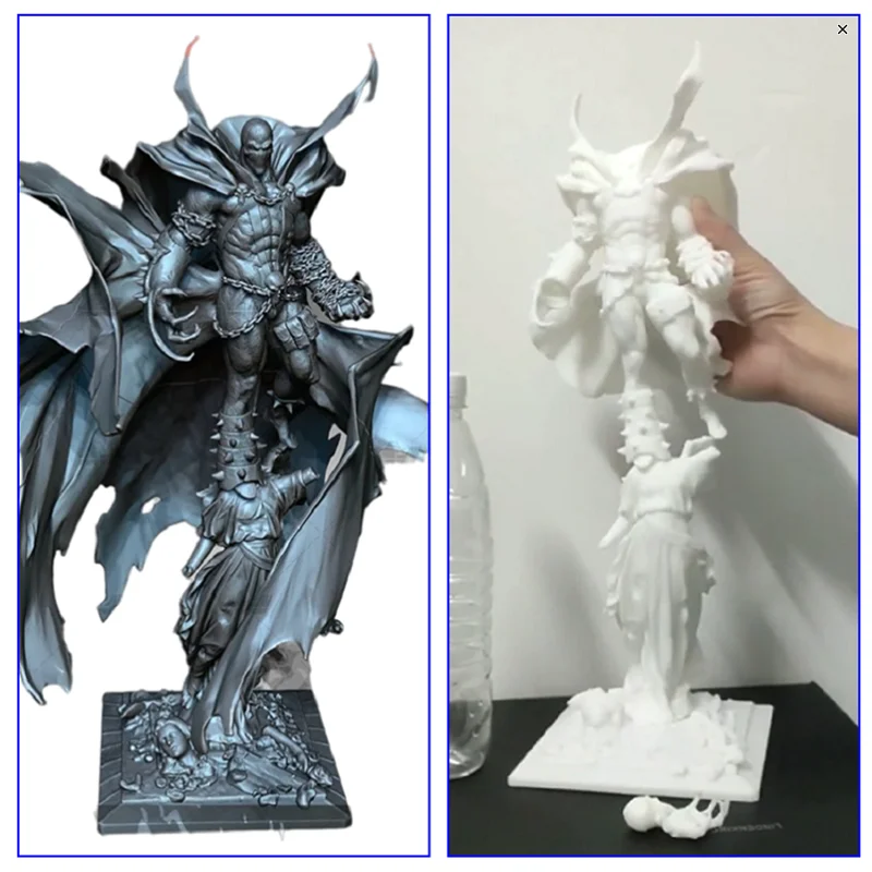 

LindenKing 20cm 40cm 3D Printing Garage Kit GK American Hero Figure White Model Unpainted Gift For Modeler and painter A146