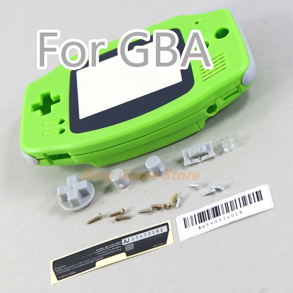 1Set Completo Custodia Custodia Shell Cover Con Pulsanti In Gomma Conduttiva Per Game Boy Advance Gba Console Di Gioco