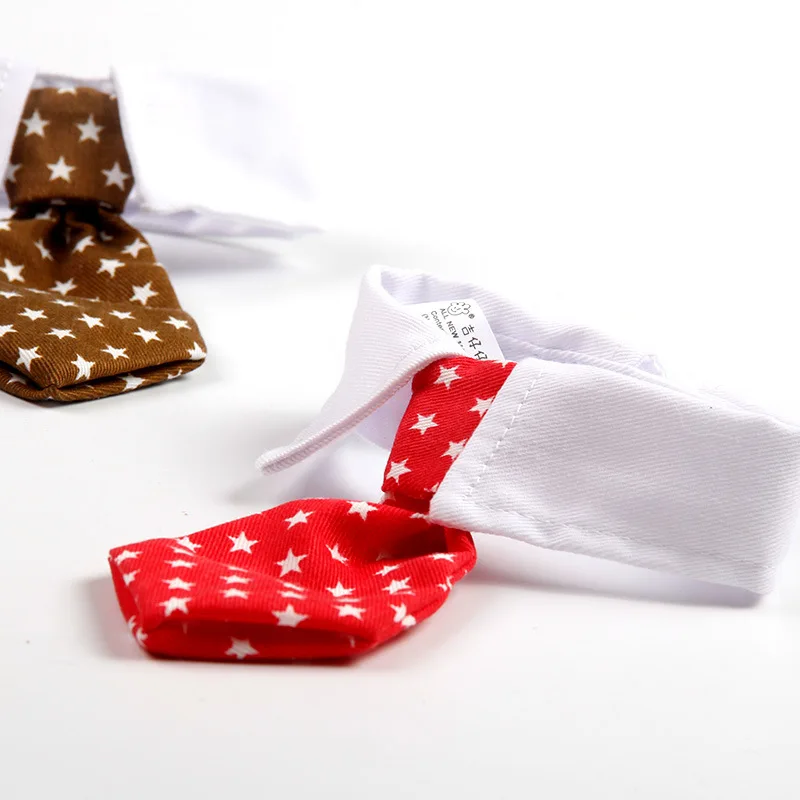 Dog Cat Striped Bow Tie Pet Grooming Accessories Puppy Bowties Neckties Adjustable Christmas Cat Collar Decorate For Small Dog 2