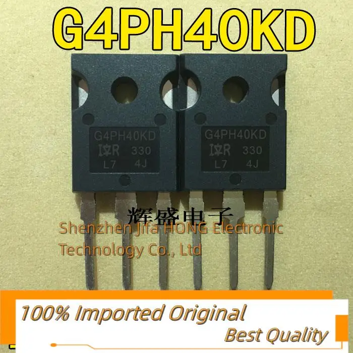 

10PCS/Lot G4PH40KD IRG4PH40KD 1200V 15A TO-247 Imported Original Best Quality