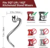 For Kitchenaid 6 Quart Mixer Aid Attachment Parts AccessoriesStand Mixer Wire Whip& Dough Hook&Mixer Aid Paddle 3
