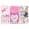 Disney The Aristocats Wallet Cartoon Mary Cat Women Leather Zip Around Wallet Girl Long Purse Credit Card Bag 5