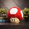 779PCS MOC Game Figures Red Green Mushroom Building Blocks Model Desktop Ornament Assembly Toys Collect Gifts for Kids Adult