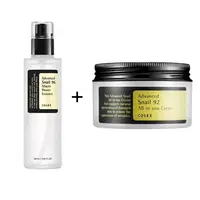 Cosrx Korean Advanced Snail 96 Mucin Power Essence Snail 92 All In One Cream Moisturizing Smoothing Nourishing Facial Skincare 1