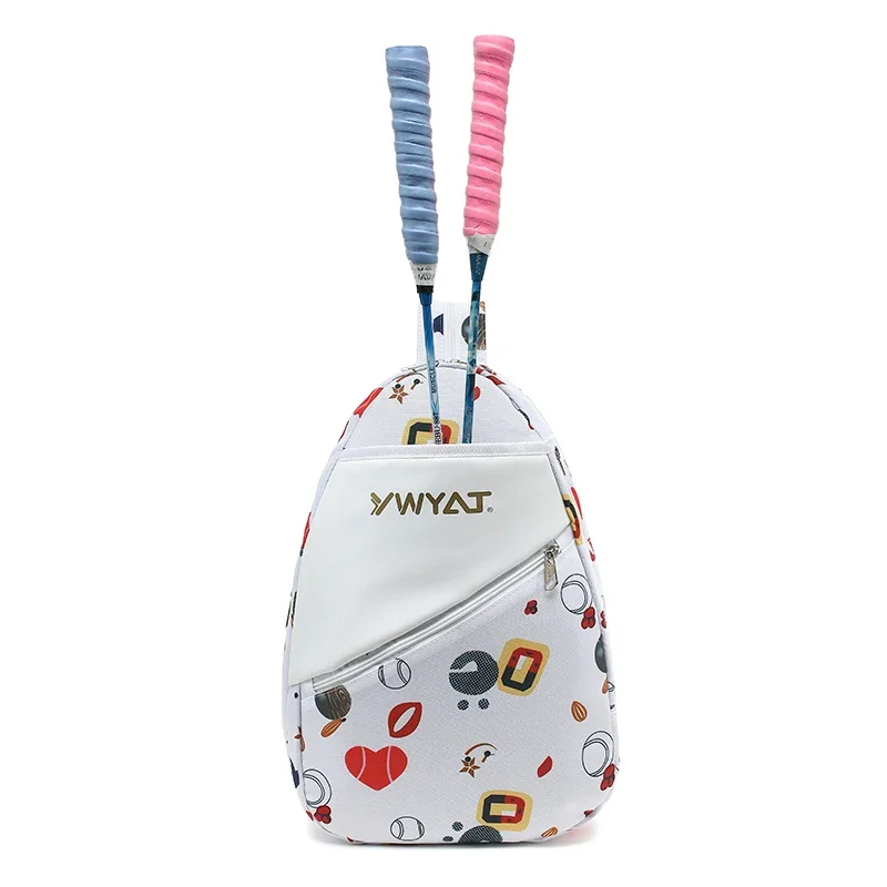 F109 Tennis bag YWYAT Badminton Bag for 2 Rackets Youth Travel Sports Shoulder Bags Men Women Children Tennis Racquet Backpack 4