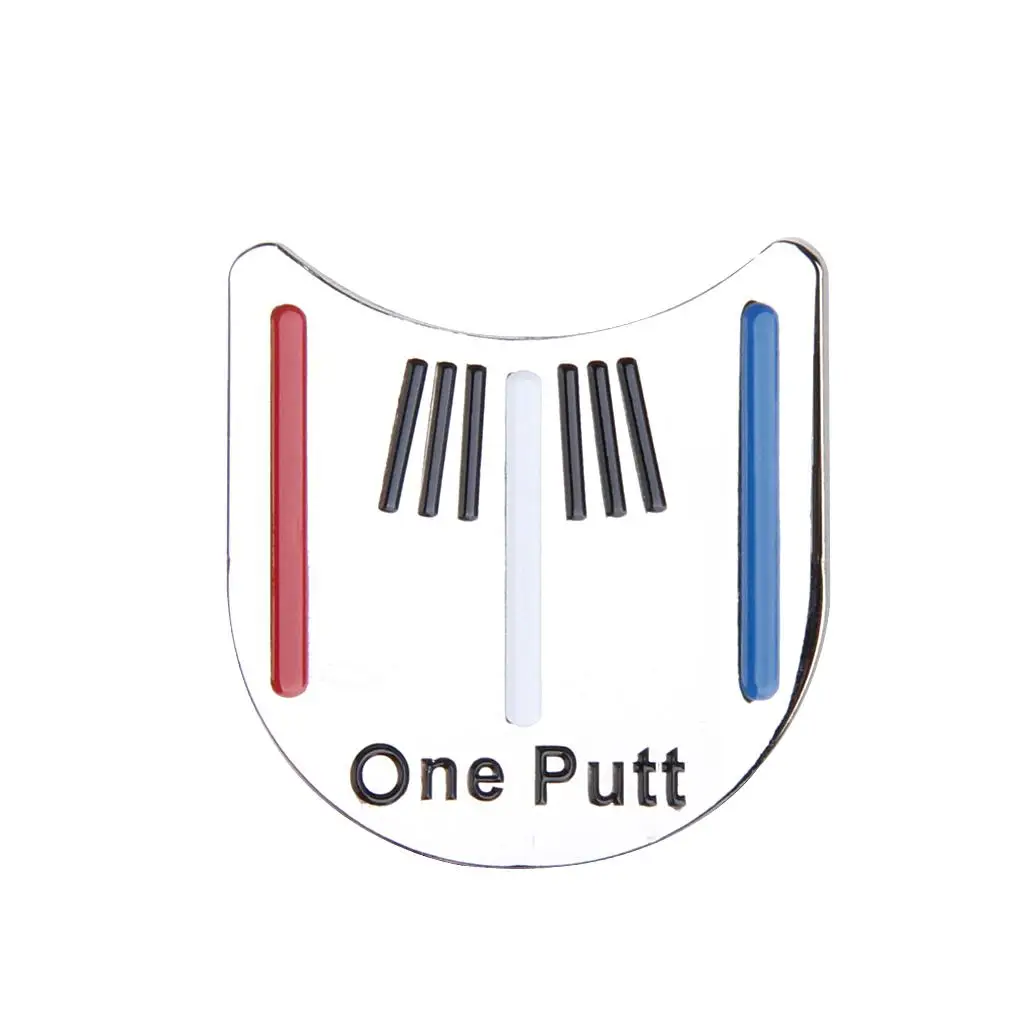Golf Ball Marker Putting Training Alignment Aid Tool w/ Hat Cap Clip