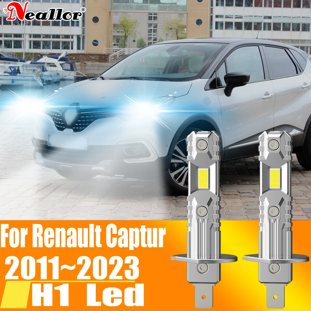 H1 Led Light Canbus Bulb Car Headlight High Power Auto Fog Diode Moto Driving Running Lamp 12V 55W Per Renault Captur 2011 ~ 2023