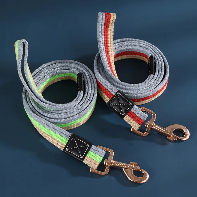 2m Long Dog Training Leash Pet Lead Non-Slip Rubber Nylon Training Walking Rope Work Dog Leashes For Small Medium Large Big Dogs 3