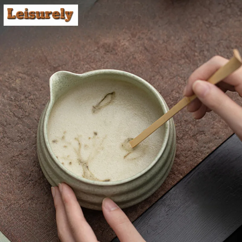 Japanese Style Striped Thread Striped Tea Set Complete Set Elegant Matcha Whip Japanese Matcha Set Kit Home Tea-making Tools